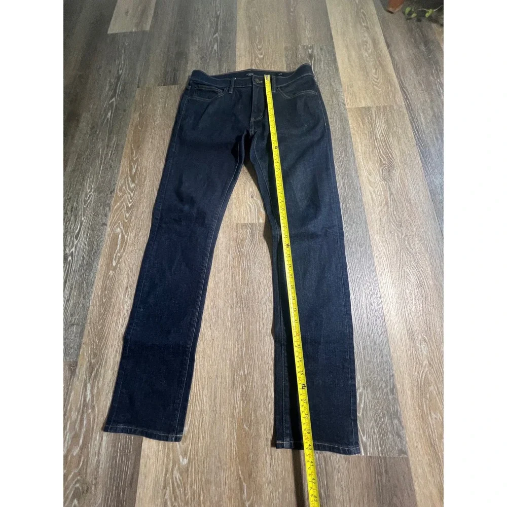 J.Crew Slim Flex Jeans Mens 31x32 Dark Indigo Blue‎ Excellent Stretch Denim